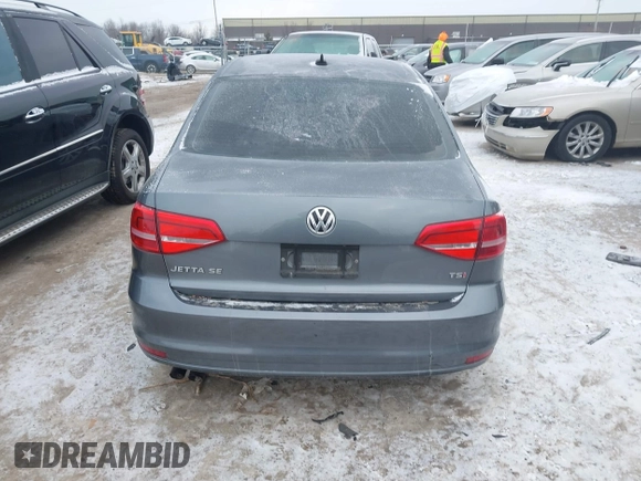 2015 Volkswagen Jetta Sport with VIN 3VWD17AJ6FM319596, listed as a IAAI auction lot 41370591 with 92,818 mi miles and . Bid and sale history available at DreamBid. Image 16.