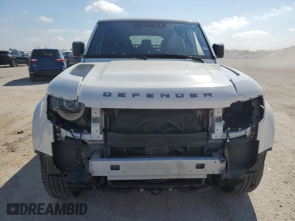 2022 Land Rover Defender with VIN SALE3ERU5N2070582, listed as a Copart auction lot 69754104 with 19,158 mi miles and Salvage title. Bid and sale history available at DreamBid. Image 5.