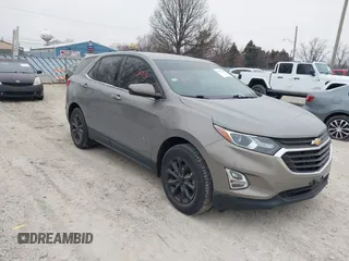2018 Chevrolet Equinox LT z VIN 3GNAXJEV3JS571395, wystawiony jako IAAI lot #41567309 z przebiegiem 66 541 mil mil oraz . Historia ofert i sprzedaży dostępna na DreamBid. Obrazek 1.