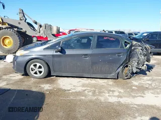 2013 Toyota Prius One with VIN JTDKN3DU8D5581720, listed as a IAAI auction lot 41710581 with 119,696 mi miles. Bid and sale history available at carsss.com. Image 14.