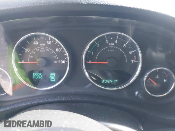 2015 Jeep Wrangler Unlimited Sahara with VIN 1C4BJWEGXFL506361, listed as a IAAI auction lot 41865418 with 80,841 mi miles. Bid and sale history available at carsss.com. Image 7.