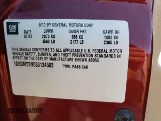 2003 Cadillac CTS with VIN 1G6DM57N630124303, listed as a Copart auction lot 74633354 with 175,770 mi miles and Salvage Title. Bid and sale history available at carsss.com. Image 12.
