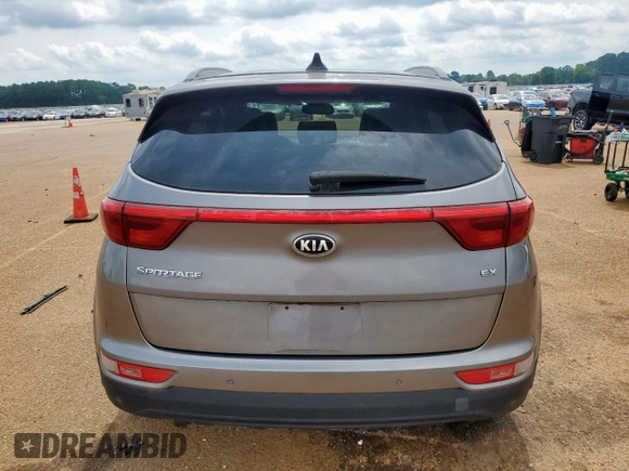 2018 Kia Sportage EX with VIN KNDPN3AC7J7431647, listed as a Copart auction lot 59490795 with 72,840 mi miles and Salvage title. Bid and sale history available at DreamBid. Image 6.