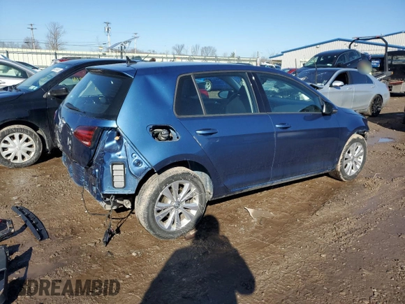 2021 Volkswagen Golf TSI с VIN 3VWG57AUXMM016474, выставлен на аукционе Copart как лот 49394145 с пробегом 9 628 миль миль и Списание • Salvage title. История ставок и продаж доступна на DreamBid. Изображение 3.