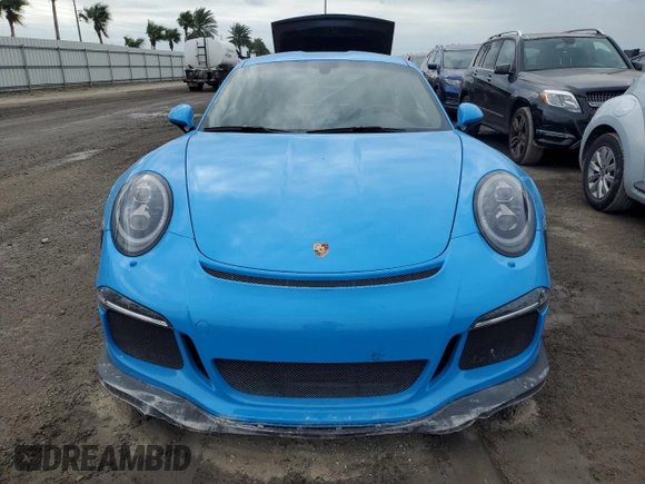 2016 Porsche 911 GT3 RS with VIN WP0AF2A98GS192732, listed as a Copart auction lot 74796104 with 0 mi miles and Salvage Title. Bid and sale history available at carsss.com. Image 5.