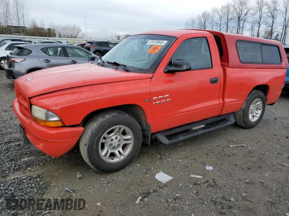 2001 Dodge Dakota with VIN 1B7FL26X01S233108, listed as a Copart auction lot 41419545 with 226,871 mi miles and Salvage Title. Bid and sale history available at carsss.com. Image 1.