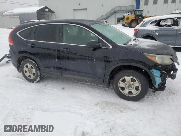 2013 Honda CR-V LX with VIN 2HKRM3H30DH000150, listed as a Copart auction lot 46115035 with 269,820 mi miles and Salvage Title. Bid and sale history available at carsss.com. Image 4.