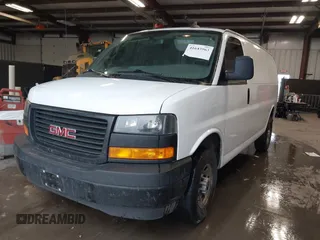 2023 GMC Savana Cargo with VIN 1GTW7AFP1P1106073, listed as a IAAI auction lot 41643963 with 57,807 mi miles. Bid and sale history available at carsss.com. Image 17.
