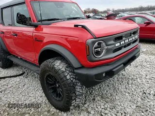 2022 Ford Bronco with VIN 1FMEE5BPXNLB09730, listed as a Copart auction lot 82258344 with 36,738 mi miles and Salvage Title. Bid and sale history available at DreamBid. Image 11.