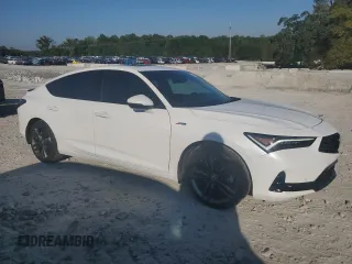 2024 Acura Integra w/A-Spec Technology Package with VIN 19UDE4H63RA021744, listed as a Copart auction lot 74802314 with 6,667 mi miles and Salvage Title. Bid and sale history available at carsss.com. Image 4.