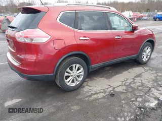 2016 Nissan Rogue SV with VIN KNMAT2MV9GP708746, listed as a IAAI auction lot 41845027 with 94,140 mi miles. Bid and sale history available at carsss.com. Image 4.