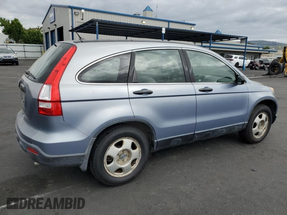 2007 Honda CR-V LX with VIN JHLRE38377C013347, listed as a Copart auction lot 54793295 with 255,816 mi miles and Clean Title. Bid and sale history available at carsss.com. Image 3.