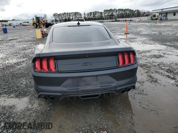 2022 Ford Mustang GT with VIN 1FA6P8CF1N5136952, listed as a Copart auction lot 53072855 with 71,665 mi miles and Salvage title. Bid and sale history available at DreamBid. Image 6.