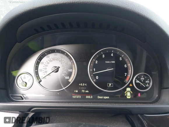 2011 BMW 5 Series 535i xDrive with VIN WBAFU7C59BC877714, listed as a IAAI auction lot 41491893 with 107,373 mi miles. Bid and sale history available at carsss.com. Image 7.