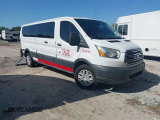2016 Ford Transit Wagon XL with VIN 1FBZX2ZM8GKB44709, listed as a IAAI auction lot 41948799 with 49,924 mi miles. Bid and sale history available at carsss.com. Image 1.