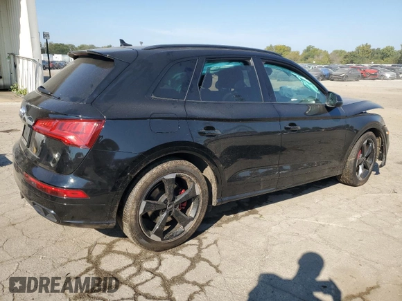 2020 Audi SQ5 Premium Plus with VIN WA1B4AFY4L2123545, listed as a Copart auction lot 71704534 with Not Provided miles and Salvage Title. Bid and sale history available at DreamBid. Image 3.
