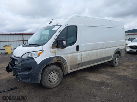 2025 Ram ProMaster Cargo Van Tradesman with VIN 3C6LRVDG6SE504528, listed as a IAAI auction lot 41944787 with 7,480 mi miles. Bid and sale history available at carsss.com. Image 17.