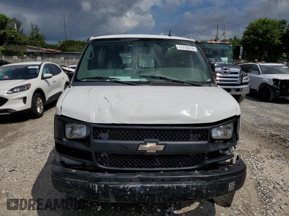 2014 Chevrolet Express Cargo Van with VIN 1GCWGGFA6E1200350, listed as a Copart auction lot 71770774 with 0 mi miles and Clean Title. Bid and sale history available at carsss.com. Image 5.