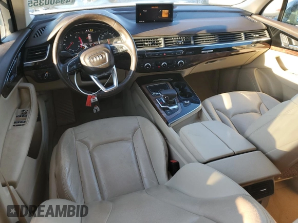 2017 Audi Q7 Premium Plus with VIN WA1LAAF75HD015080, listed as a Copart auction lot 49400355 with 148,173 mi miles and Clean title. Bid and sale history available at DreamBid. Image 8.