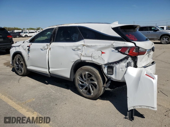 2019 Lexus RX 350L Premium with VIN JTJDZKCA2K2016146, listed as a Copart auction lot 52820245 with 88,401 mi miles and Salvage title. Bid and sale history available at DreamBid. Image 2.