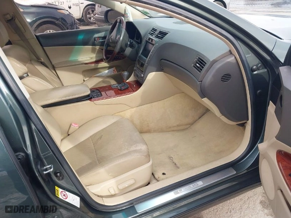 2008 Lexus GS 350 with VIN JTHCE96S780018811, listed as a IAAI auction lot 41269527 with 59,655 mi miles. Bid and sale history available at carsss.com. Image 5.