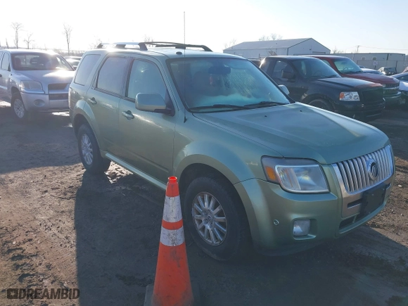2010 Mercury Mariner Premier with VIN 4M2CN9H76AKJ09759, listed as a IAAI auction lot 41766694 with 119,546 mi miles. Bid and sale history available at carsss.com. Image 1.