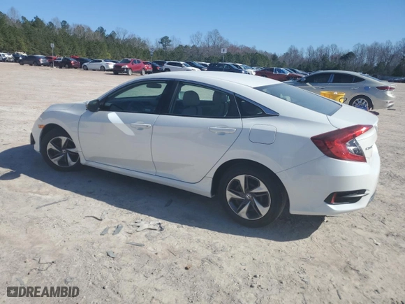2019 Honda Civic Sedan LX with VIN 2HGFC2F60KH562263, listed as a Copart auction lot 48353885 with 27,880 mi miles and Salvage Title. Bid and sale history available at carsss.com. Image 2.