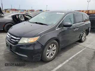 2016 Honda Odyssey EX z VIN 5FNRL5H44GB124822, wystawiony jako Copart lot #58763045 z przebiegiem 90 124 mil mil oraz Szkoda całkowita • Salvage title. Historia ofert i sprzedaży dostępna na DreamBid. Obrazek 1.