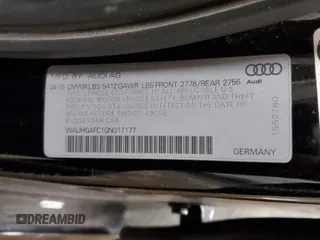 2016 Audi A6 Prestige with VIN WAUHGAFC1GN017177, listed as a Copart auction lot 82557894 with 135,722 mi miles and Salvage title. Bid and sale history available at DreamBid. Image 14.