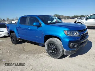 2022 Chevrolet Colorado 2WD LT with VIN 1GCGSCEA1N1297471, listed as a Copart auction lot 87853335 with 59,553 mi miles and Salvage title. Bid and sale history available at DreamBid. Image 4.