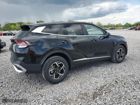 2025 Kia Sportage LX with VIN 5XYK23DF9SG316089, listed as a Copart auction lot 52964625 with 361 mi miles and Salvage Title. Bid and sale history available at carsss.com. Image 3.