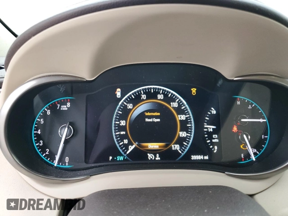 2016 Buick LaCrosse Premium I with VIN 1G4GD5G32GF166216, listed as a Copart auction lot 54379135 with 39,984 mi miles and Salvage title. Bid and sale history available at DreamBid. Image 9.