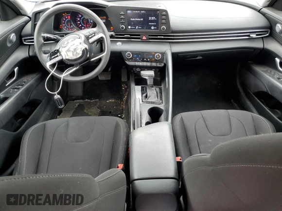 2021 Hyundai Elantra SEL with VIN 5NPLM4AG9MH018798, listed as a Copart auction lot 86608574 with 75,958 mi miles and Salvage Title. Bid and sale history available at carsss.com. Image 8.