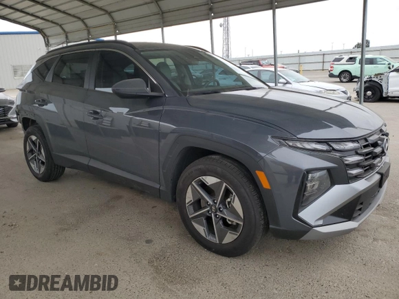 2025 Hyundai Tucson SEL with VIN 5NMJB3DE2SH493866, listed as a Copart auction lot 53480595 with 17,323 mi miles and Salvage Title. Bid and sale history available at carsss.com. Image 4.