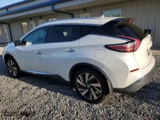 2015 Nissan Murano Platinum with VIN 5N1AZ2MH9FN254108, listed as a Copart auction lot 50627235 with 109,655 mi miles and Salvage Title. Bid and sale history available at carsss.com. Image 2.