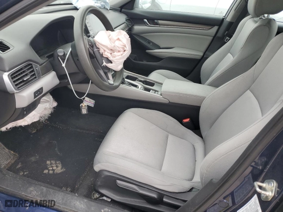 2019 Honda Accord Sedan LX 1.5T with VIN 1HGCV1F12KA146340, listed as a Copart auction lot 44962395 with 61,569 mi miles and Salvage Title. Bid and sale history available at carsss.com. Image 7.