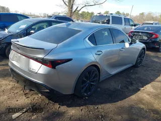 2023 Lexus IS 350 F Sport with VIN JTHGZ1E2XP5027982, listed as a IAAI auction lot 41906994 with 13,344 mi miles and . Bid and sale history available at DreamBid. Image 4.