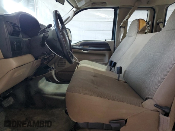 2007 Ford F-250 XL with VIN 1FTSX21P57EA29325, listed as a Copart auction lot 56351275 with 168,834 mi miles and Salvage title. Bid and sale history available at DreamBid. Image 7.