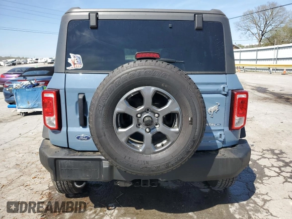 2024 Ford Bronco Big Bend with VIN 1FMDE7BH5RLA99341, listed as a Copart auction lot 52628935 with 15,919 mi miles and Salvage title. Bid and sale history available at DreamBid. Image 6.