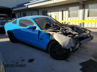2011 Ford Mustang GT with VIN 1ZVBP8CF8B5165803, listed as a Copart auction lot 44402205 with Not Provided miles and Salvage Title. Bid and sale history available at carsss.com. Image 4.