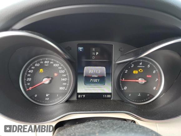 2018 Mercedes-Benz C 300 with VIN 55SWF4KB2JU270301, listed as a Copart auction lot 63283665 with 71,321 mi miles and Salvage title. Bid and sale history available at DreamBid. Image 9.