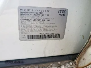 2012 Audi Q5 Premium Plus с VIN WA1LFBFP0CA098161, выставлен на аукционе Copart как лот 60986435 с пробегом 121 262 миль миль и Чистый • Clean title. История ставок и продаж доступна на DreamBid. Изображение 13.