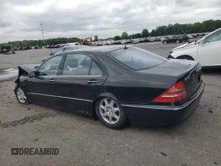 2002 Mercedes-Benz S 430 z VIN WDBNG70J82A298876, wystawiony jako Copart lot #58542775 z przebiegiem 179 689 mil mil oraz Szkoda całkowita • Salvage title. Historia ofert i sprzedaży dostępna na DreamBid. Obrazek 2.