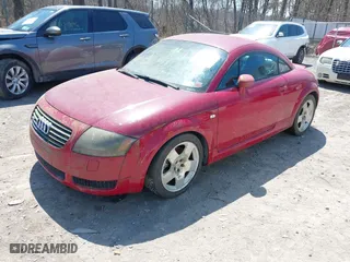 2001 Audi TT with VIN TRUWT28N611002740, listed as a IAAI auction lot 42083773 with 125,418 mi miles. Bid and sale history available at carsss.com. Image 2.