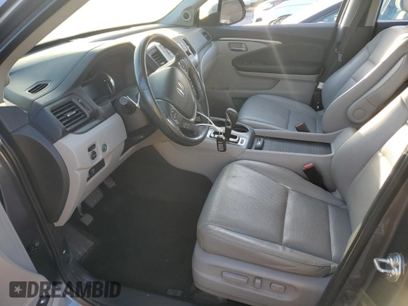 2018 Honda Ridgeline RTL with VIN 5FPYK3F54JB015872, listed as a Copart auction lot 77525614 with Not provided miles and Salvage title. Bid and sale history available at DreamBid. Image 7.
