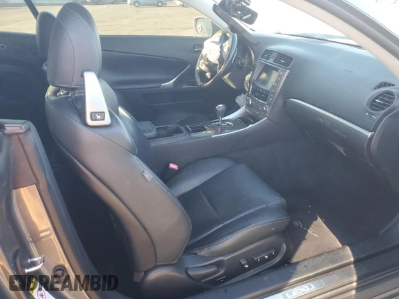2012 Lexus IS 250 C с VIN JTHFF2C28C2523159, выставлен на аукционе Copart как лот 77195204 с пробегом Не указан миль и Списание • Salvage title. История ставок и продаж доступна на DreamBid. Изображение 10.