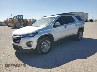 2022 Chevrolet Traverse LT с VIN 1GNERHKW4NJ103782, выставлен на аукционе Copart как лот 60924555 с пробегом 117 494 миль миль и Списание • Salvage title. История ставок и продаж доступна на DreamBid. Изображение 1.