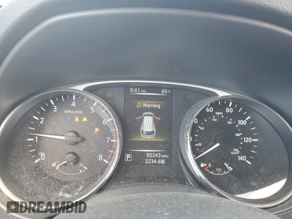 2015 Nissan Rogue SV with VIN KNMAT2MVXFP568267, listed as a Copart auction lot 52093325 with 85,243 mi miles and Salvage Title. Bid and sale history available at DreamBid. Image 9.