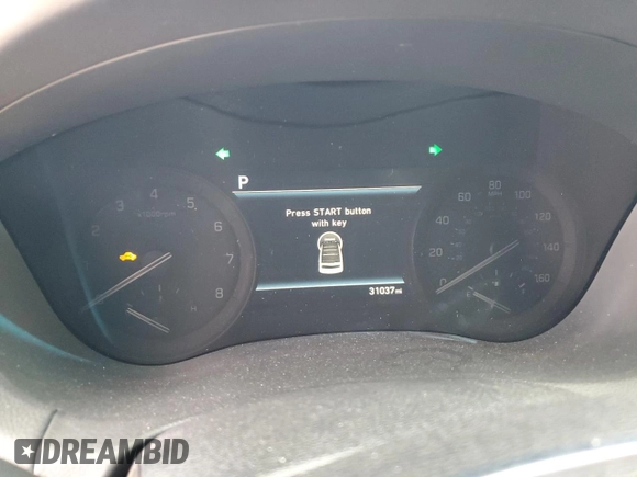2019 Genesis G80 3.3T Sport with VIN KMTFN4JBXKU313170, listed as a Copart auction lot 46448725 with 31,037 mi miles and Salvage Title. Bid and sale history available at carsss.com. Image 9.