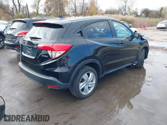 2019 Honda HR-V EX-L with VIN 3CZRU6H71KM720174, listed as a IAAI auction lot 40894945 with 55,483 mi miles. Bid and sale history available at carsss.com. Image 4.